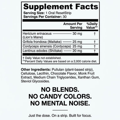 RELIV RESETSTRIP - FOCUS